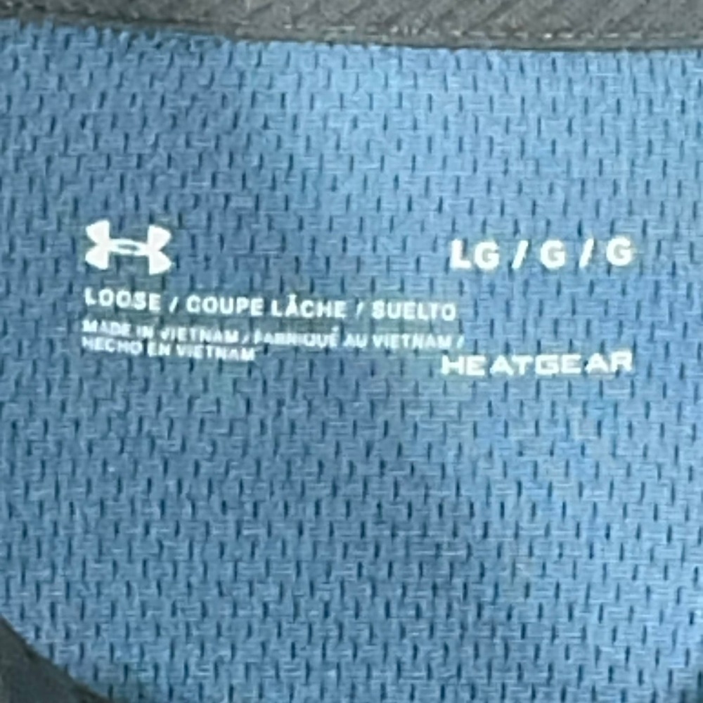 Under Armour Mens HeatGear Polo Shirt Blue Loose Fit Short Sleeve Large L G G - Picture 6 of 11